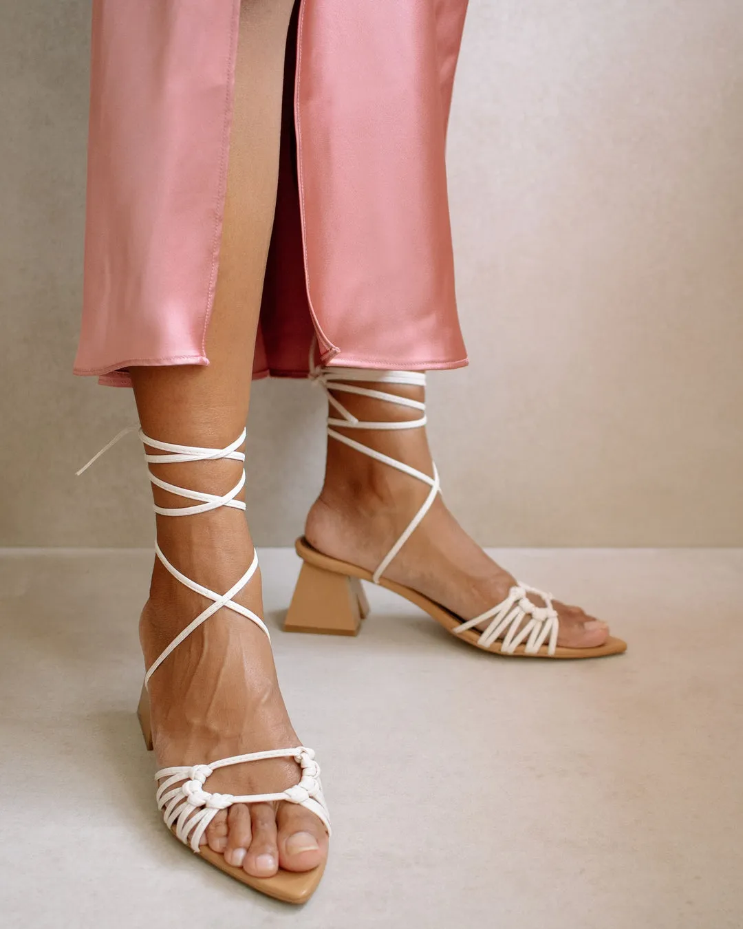 The Mirage Sandal by Alohas - White