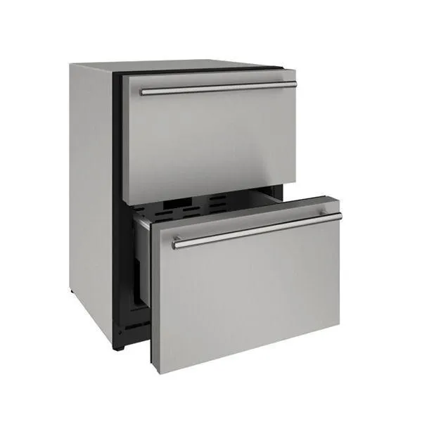 U-Line U2224DWRS00A 2224dwr 24" Refrigerator Drawers With Stainless Solid Finish (115 V/60 Hz)