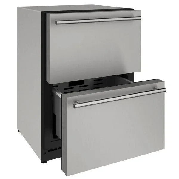 U-Line U2224DWRS00A 2224dwr 24" Refrigerator Drawers With Stainless Solid Finish (115 V/60 Hz)