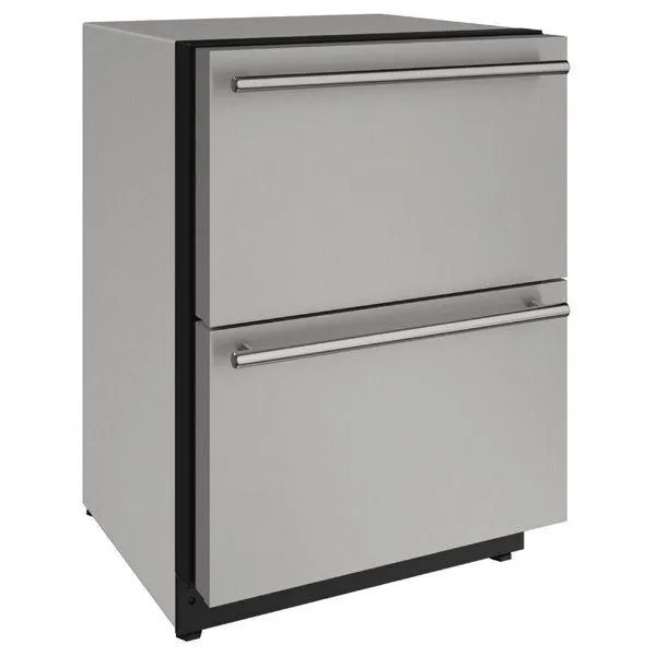 U-Line U2224DWRS00A 2224dwr 24" Refrigerator Drawers With Stainless Solid Finish (115 V/60 Hz)