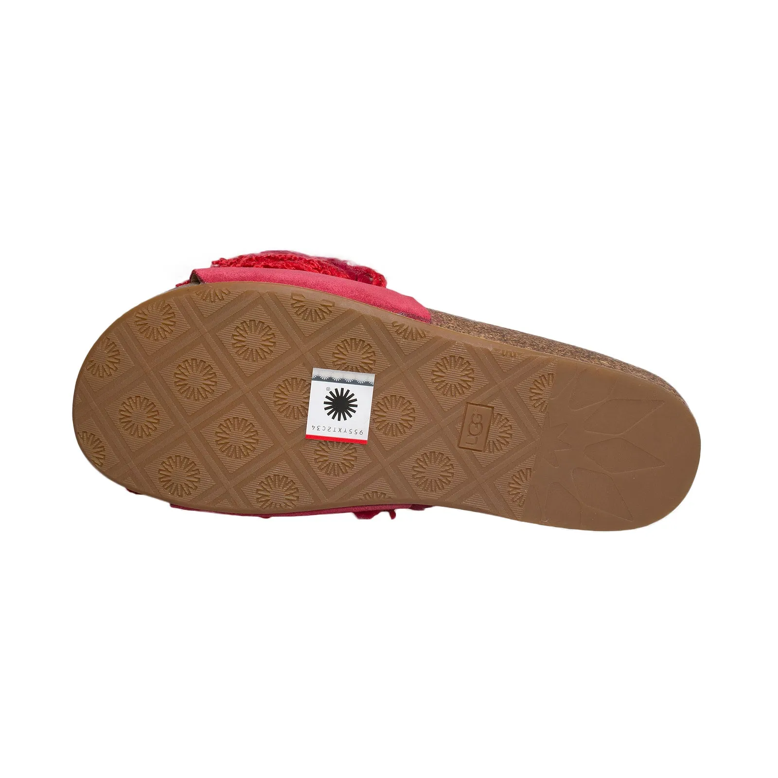 UGG Cindi Ribbon Red Flip Flops - Women's