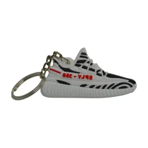 Unisex Yeezy Boost 350 Zebra Silicon Keyring Girt