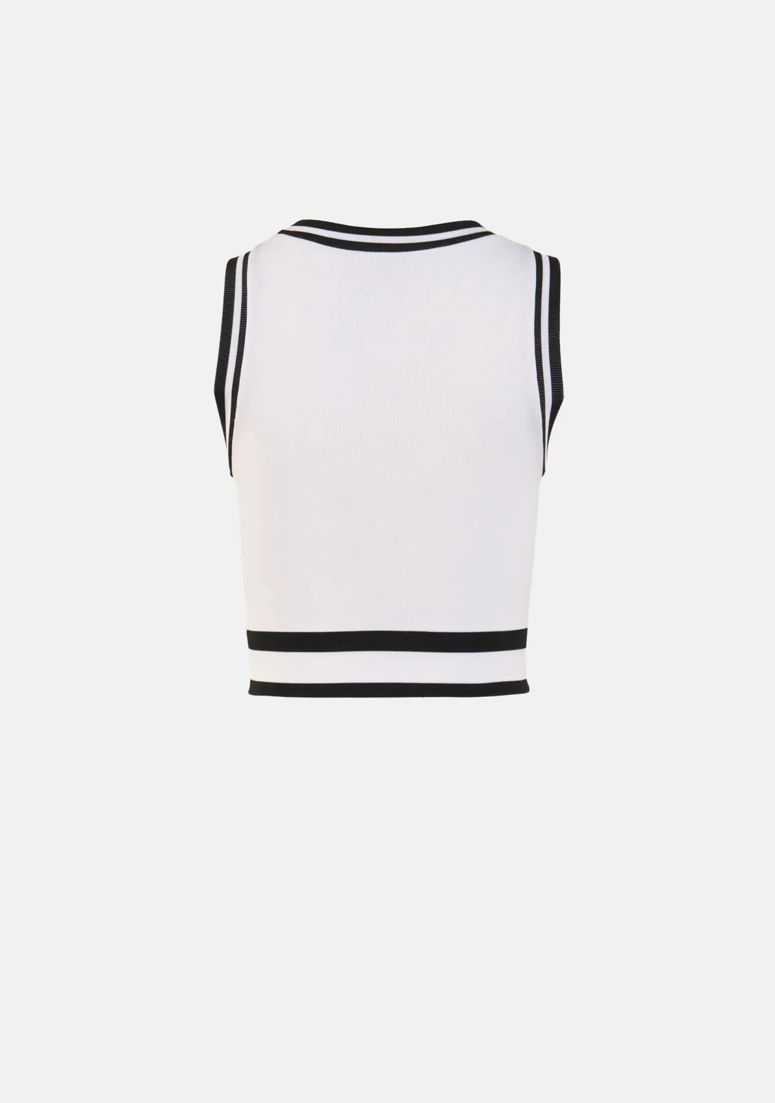 Varsity Stripe Cropped Tank