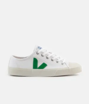 Veja Wata Canvas Shoes - White / Emeraude