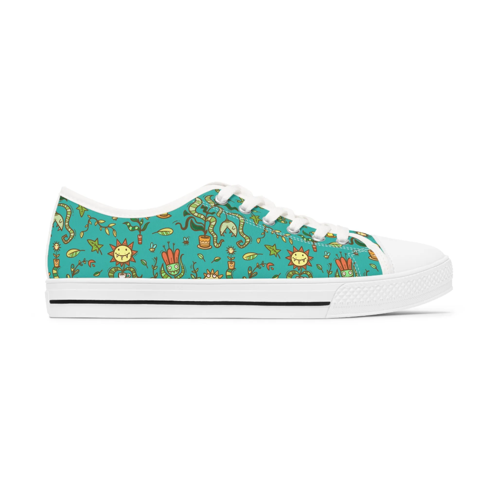 Venus Flytrap Women's Low Top Sneakers