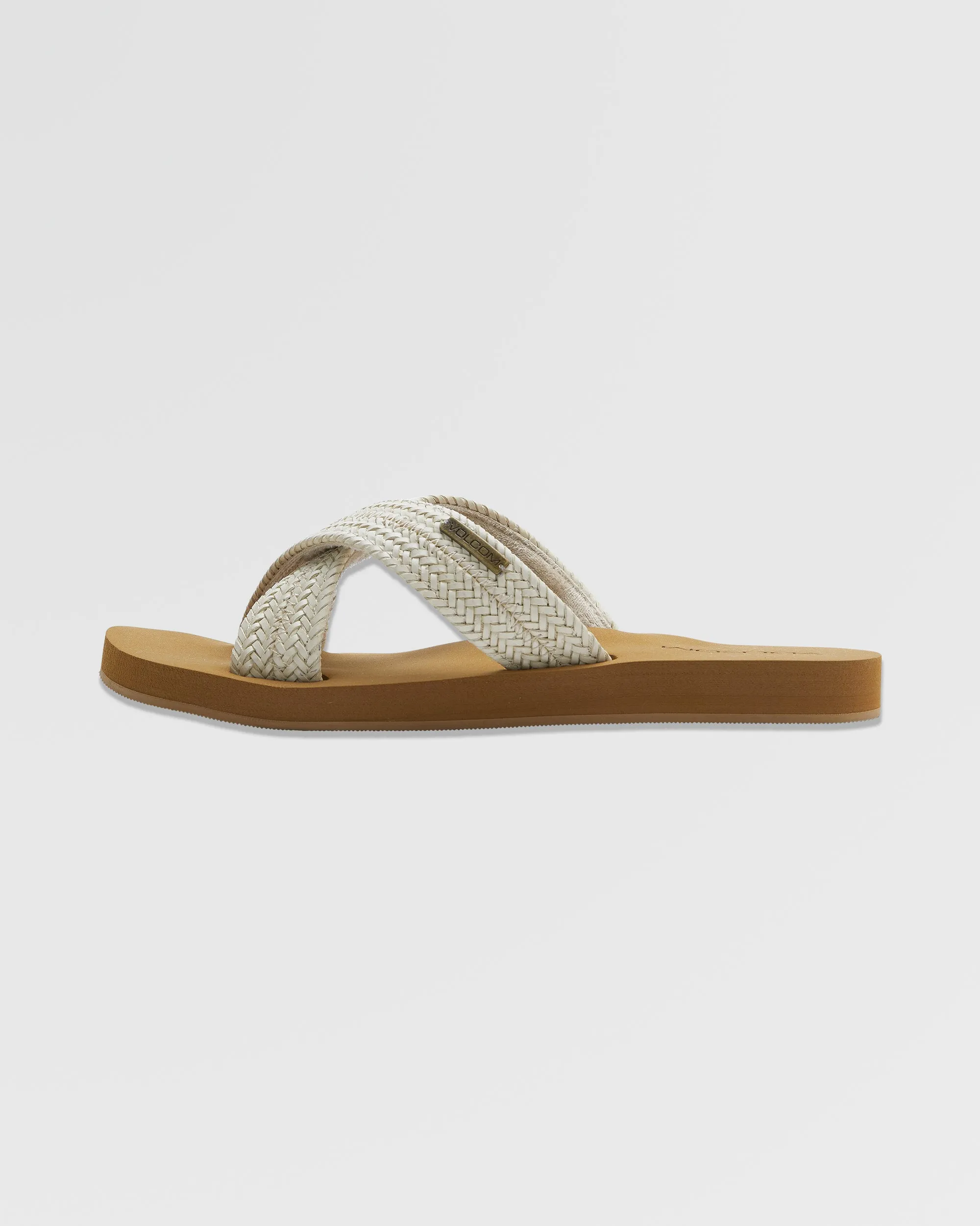 Volcom Double Cross Sandals - CREAM