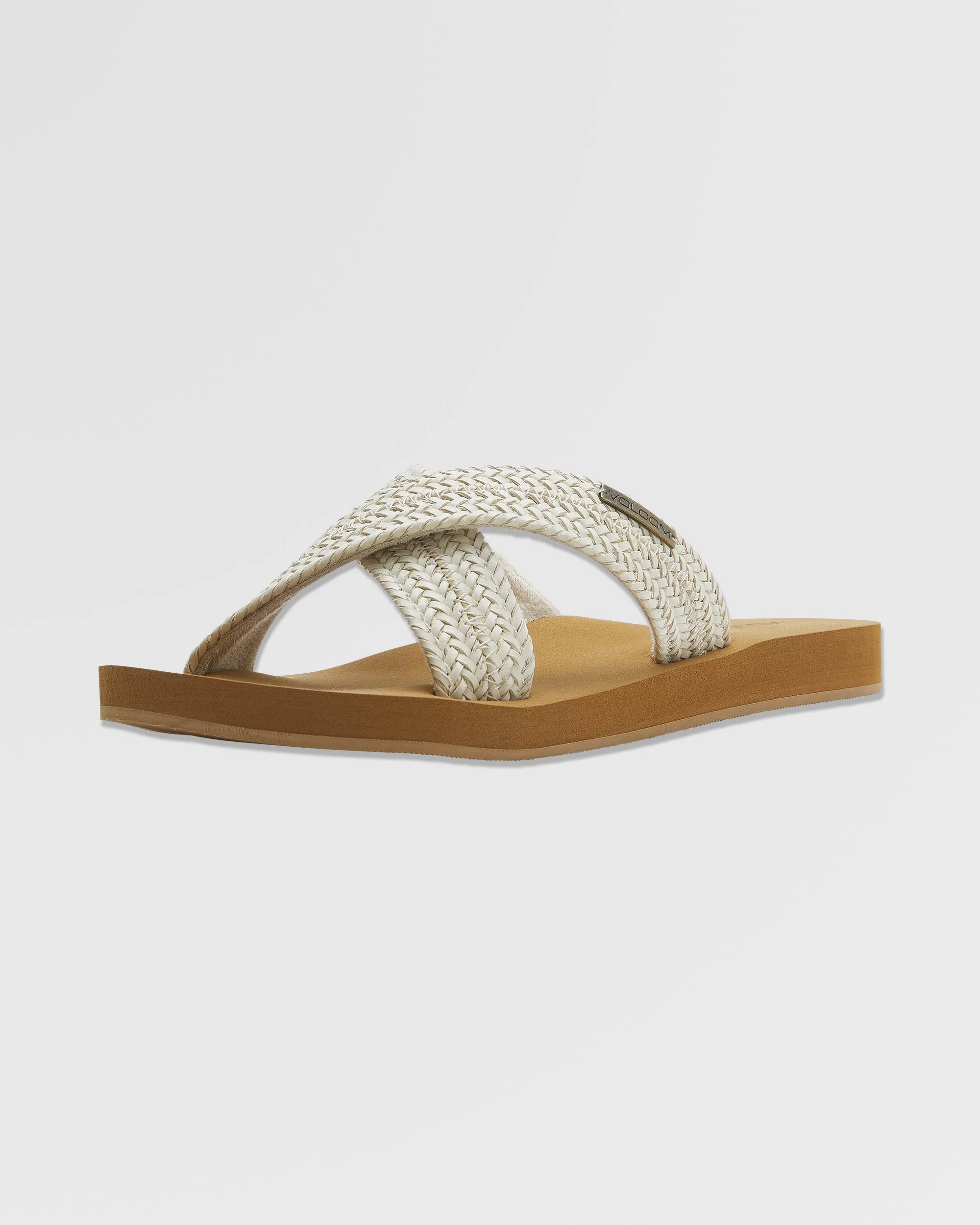 Volcom Double Cross Sandals - CREAM