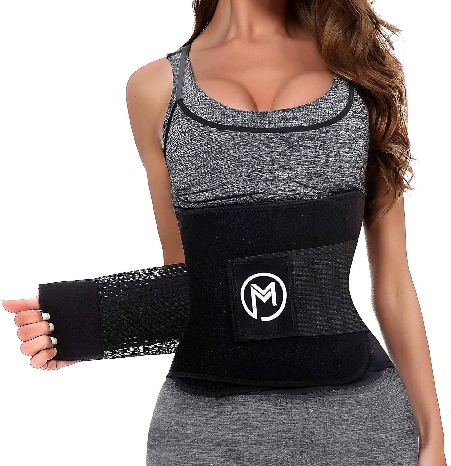 Waist Trimmer Trainer Belt for Women Men Sport Sweat Workout Body Shaper Sauna