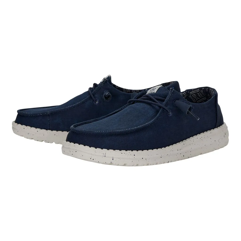 Wendy Stretch Canvas - Navy