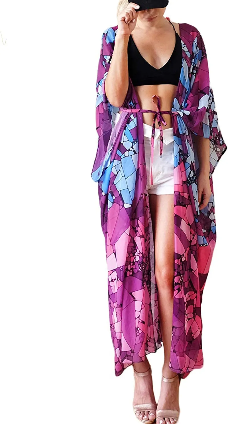 Women Chiffon  Kimono