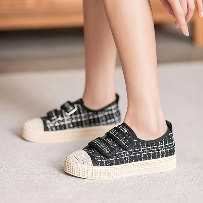 Women Minimalist Soft Canvas Flat Casual Shoes