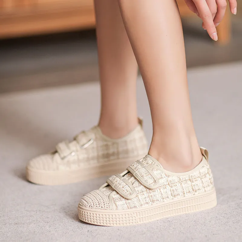 Women Minimalist Soft Canvas Flat Casual Shoes