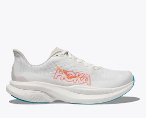 Women's HOKA Mach 6 Running Shoe in White / Nimbus Cloud