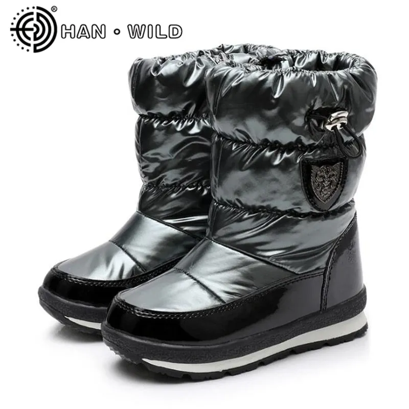 Wool Keep Warm Women Ankle Boots Winter Shoes Ladies Waterproof Snow Boots Boys Girls Snow Boots Rainboot