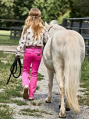 Wrangler Hot Pink Boot Cut Girls Jean