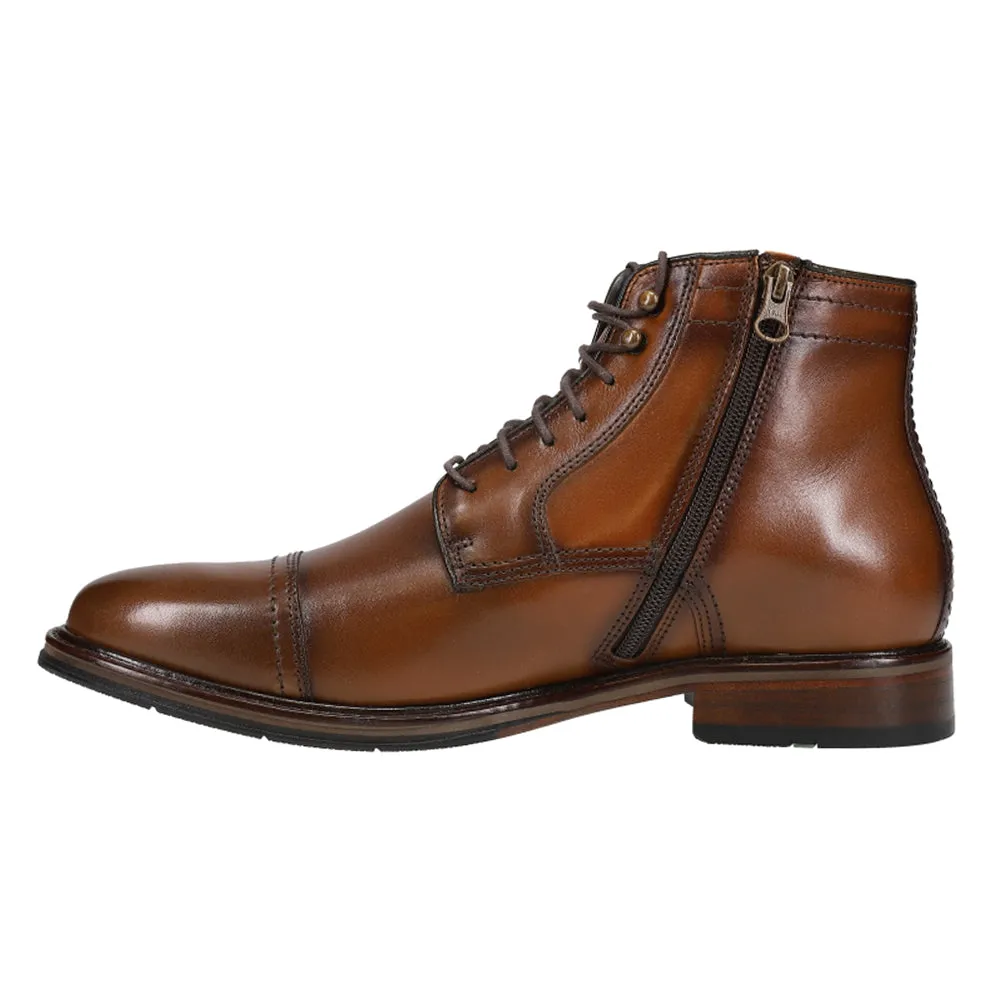 XC Flex Raleigh Cap Toe Zip Lace Up Boots