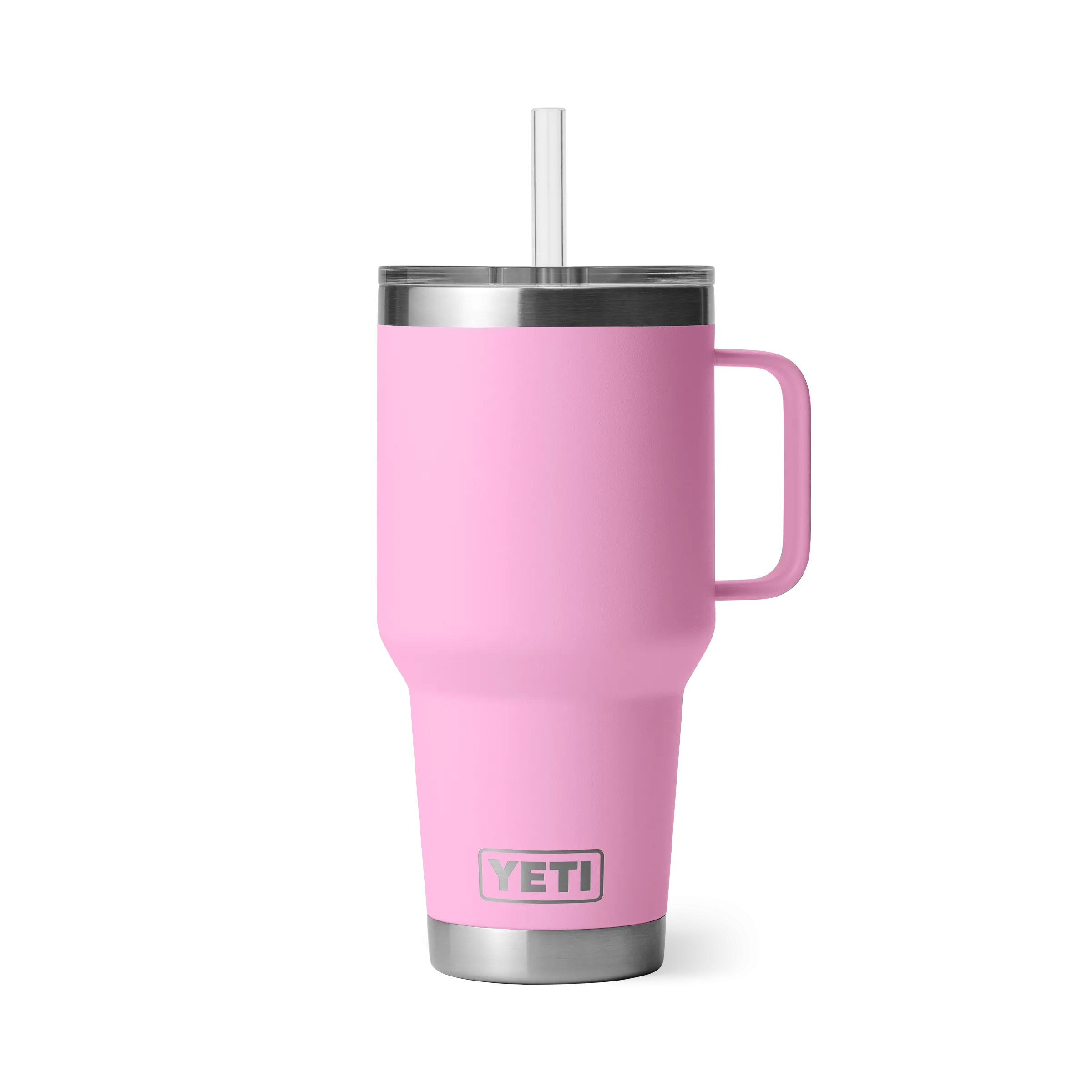 Yeti Rambler 35oz Mug With Straw Lid - Power Pink