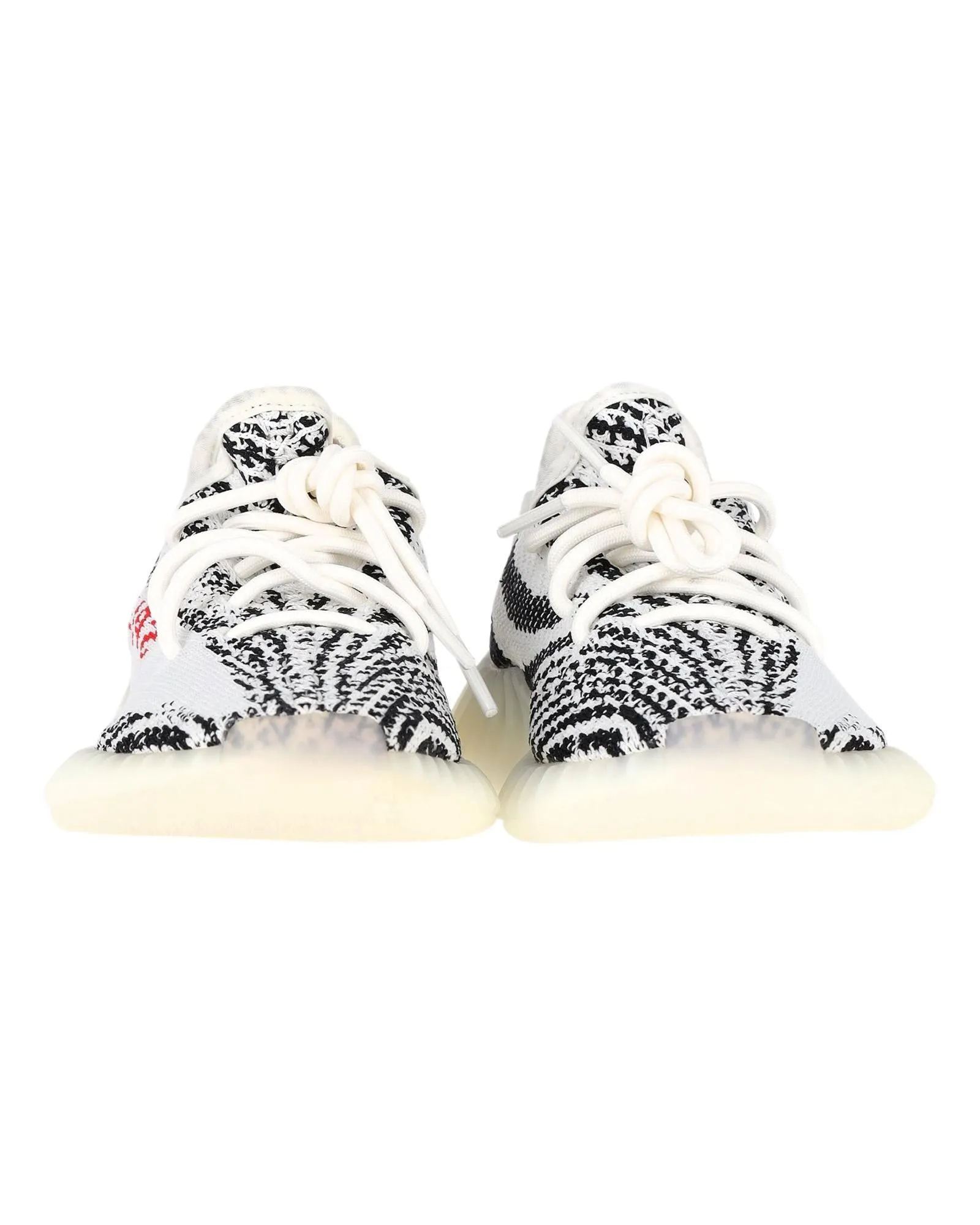 Zebra Print Canvas Sneakers with Boost Sole