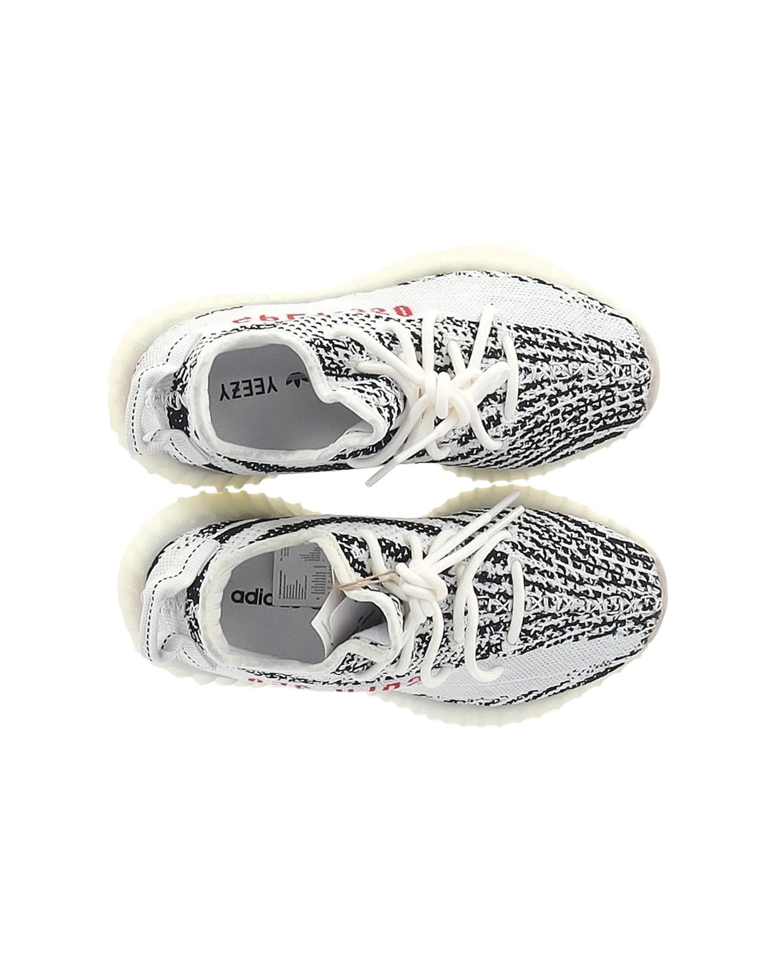 Zebra Print Canvas Sneakers with Boost Sole