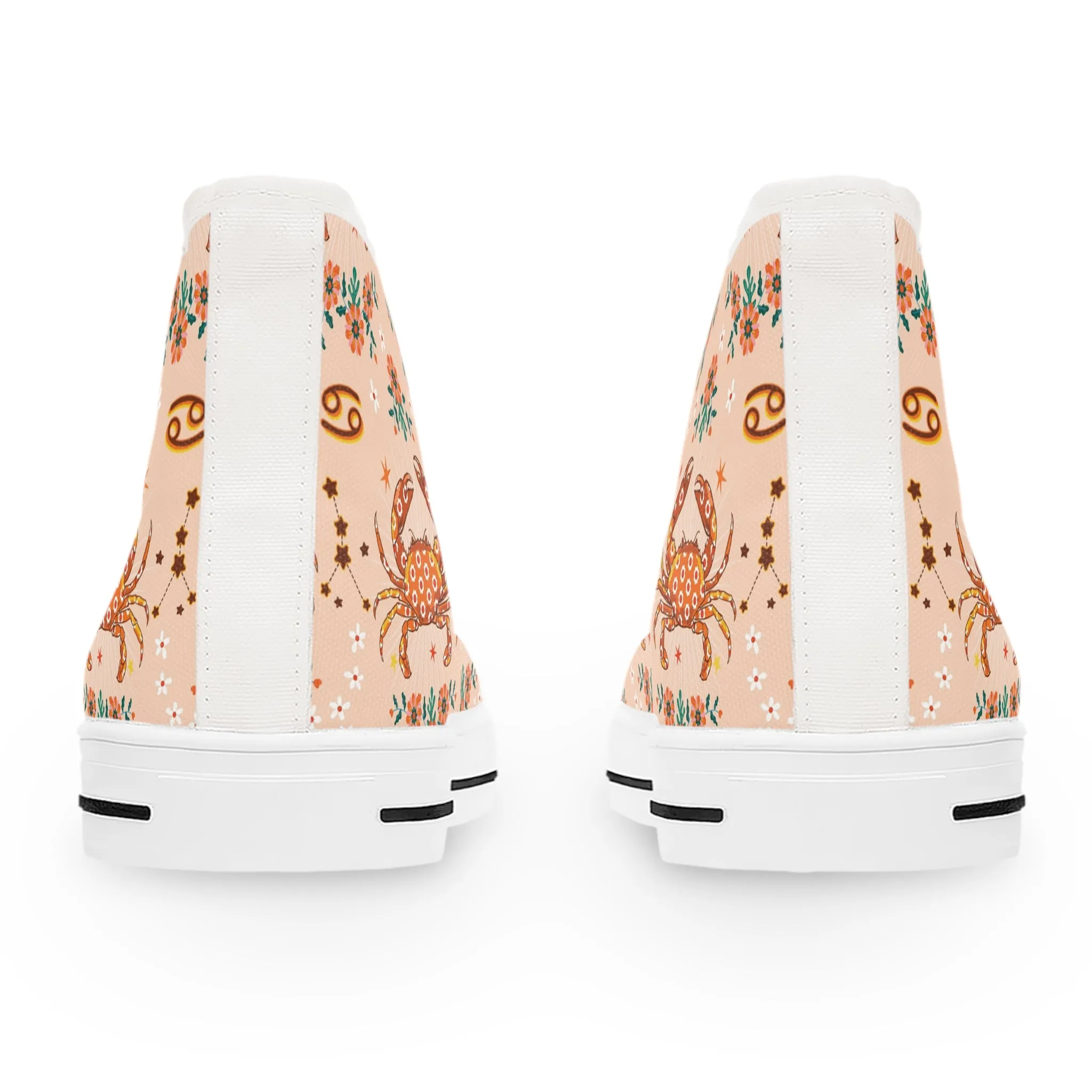 Zodiac Crab Women's High Top Sneakers